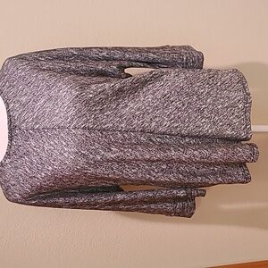 Apt 9 Grey Top With Silver Sparles Size XL